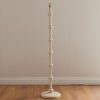 Wooden Turned Spindle Ivory Floor Lamp Floor Lamp UK
