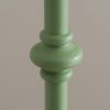 Wooden Turned Spindle Pistachio Green Floor Lamp Floor Lamp UK