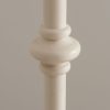 Wooden Turned Spindle Ivory Floor Lamp Floor Lamp UK