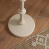 Wooden Turned Spindle Ivory Floor Lamp Floor Lamp UK