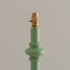 Wooden Turned Spindle Pistachio Green Floor Lamp Floor Lamp UK