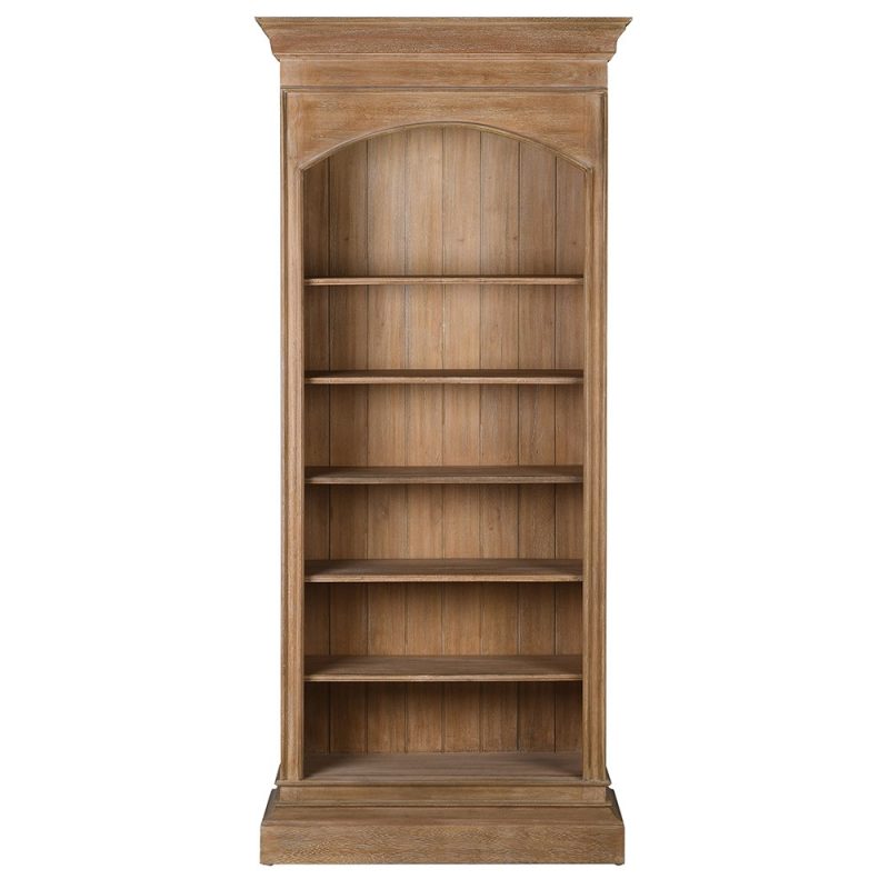 Sulien Open Single Bookcase With Adjustable Shelves Adjustable Shelves UK