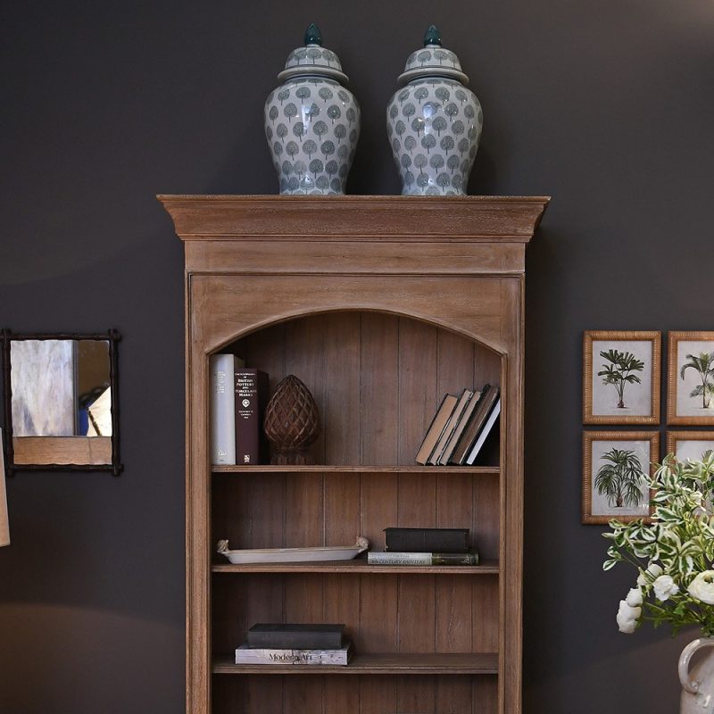 Sulien Open Single Bookcase With Adjustable Shelves Adjustable Shelves UK