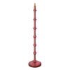 Wooden Turned Spindle Mauve Pink Floor Lamp Floor Lamp UK