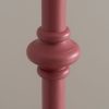 Wooden Turned Spindle Mauve Pink Floor Lamp Floor Lamp UK
