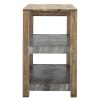 Wooden Rustic Reclaimed Kitchen Unit With Zinc Shelves Zinc Shelves UK
