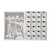 White Advent Calendar With Built In Lights In Lights UK