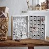 White Advent Calendar With Built In Lights In Lights UK