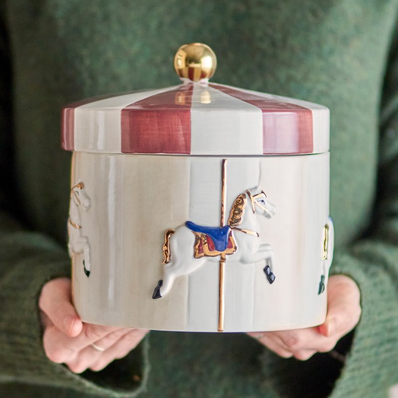Carousel Jar With Lid With Lid UK