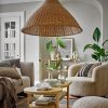 Rattan Wicker Extra Large Boho Pendant Light Pendant Light UK