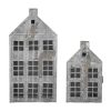 Set Of Two Distressed Metal Lanterns Metal Lanterns UK