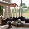 Reclaimed Rustic Wood Candle Holder Candle Holder UK