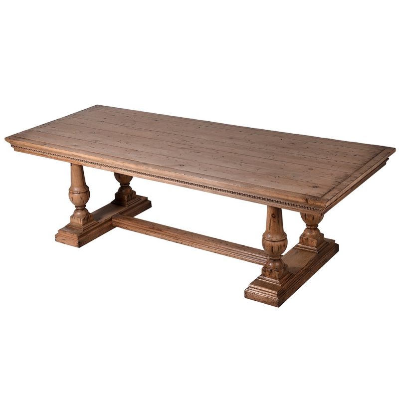 Ualan Reclaimed Pine 244cm Rectangular Dining Table Dining Table UK