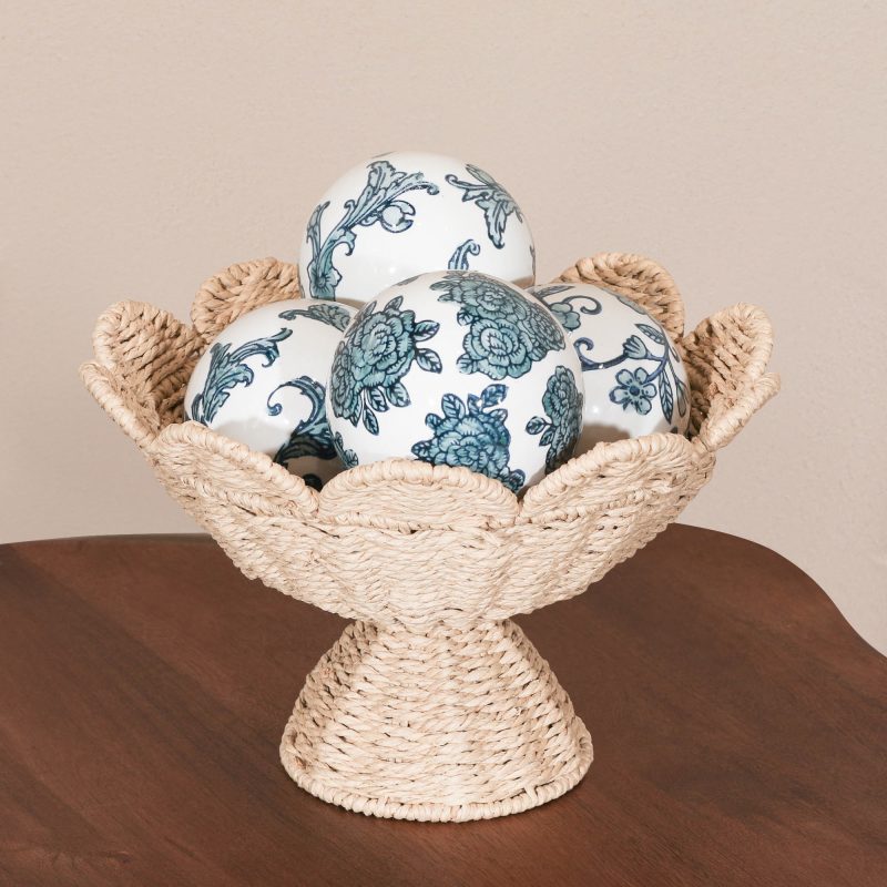Dutch Delftware Inspired 4 Ceramic Balls Ceramic Balls UK