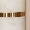 Emiliano Cylinder Italian Style Alabaster 40cm Wall Light Wall Light UK