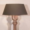 Giulio Column Mango Wood Floor Lamp Floor Lamp UK