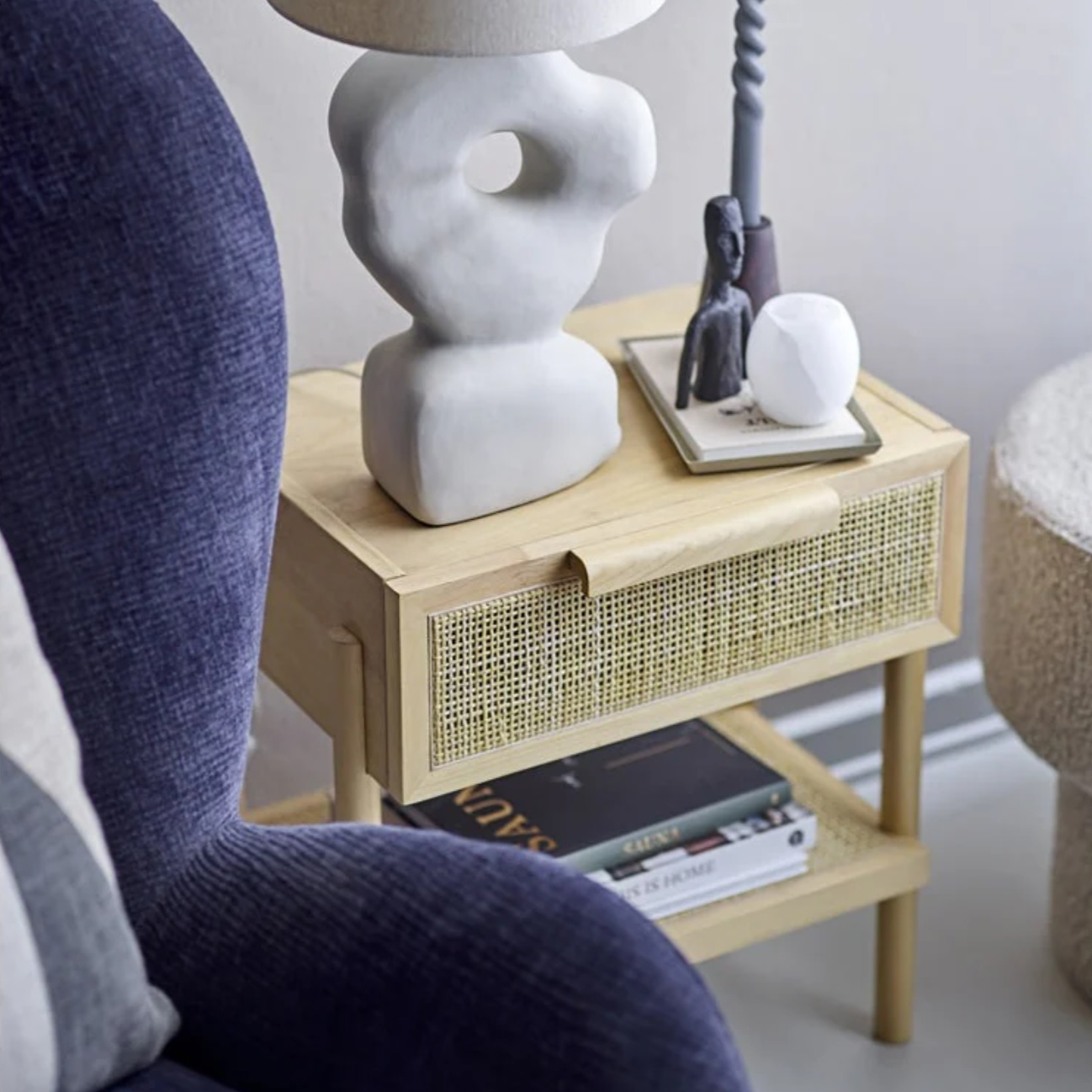 Pine Bedside UK