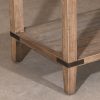 Rustic Old Oak Console Table With Iron Accents Iron Accents UK