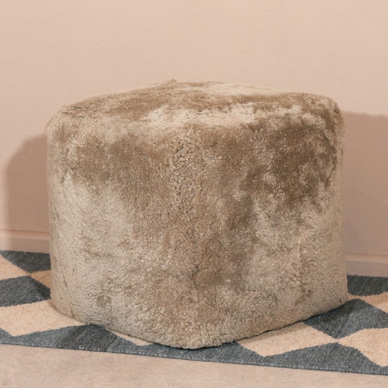 Sheepskin Pouffe UK