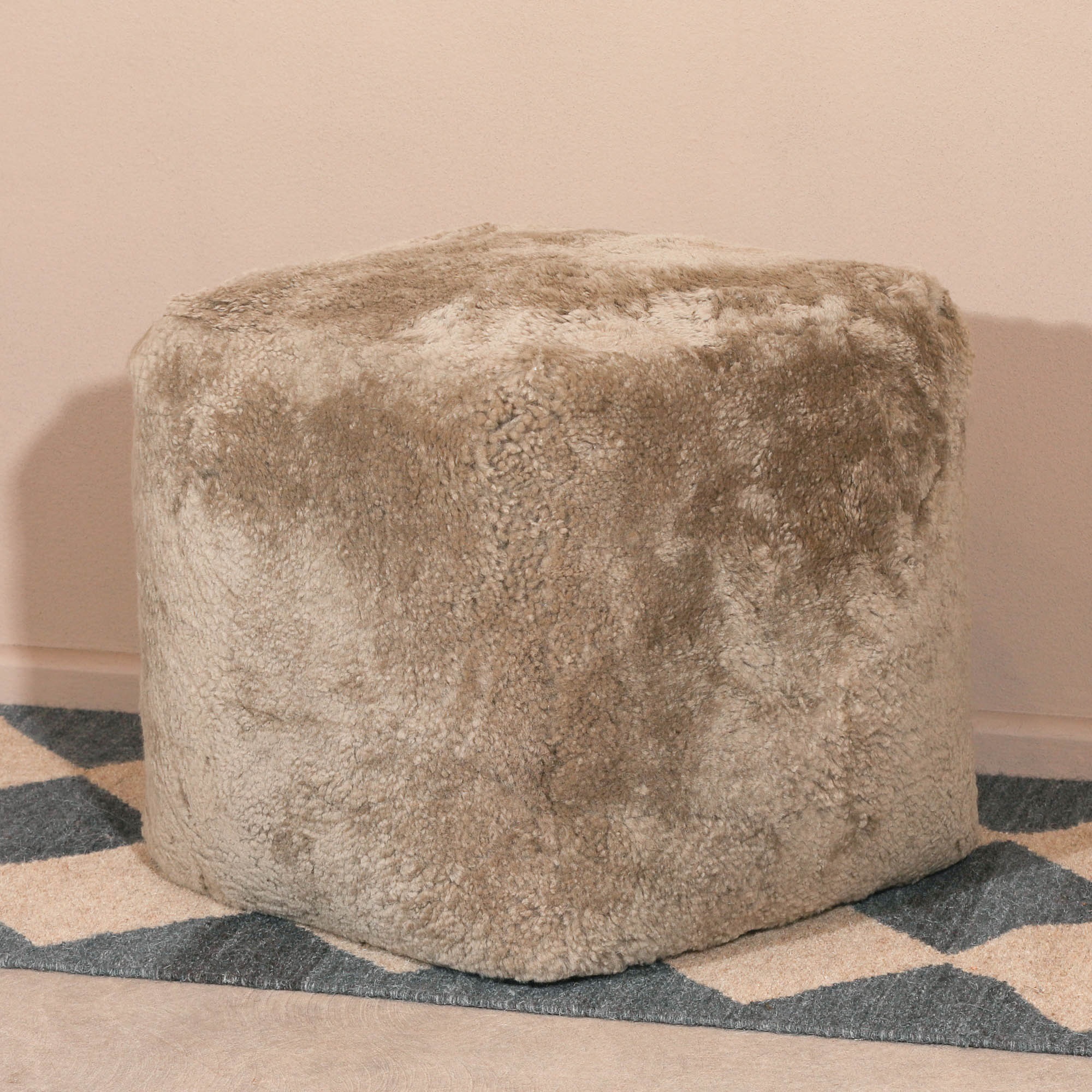 Sheepskin Pouffe UK