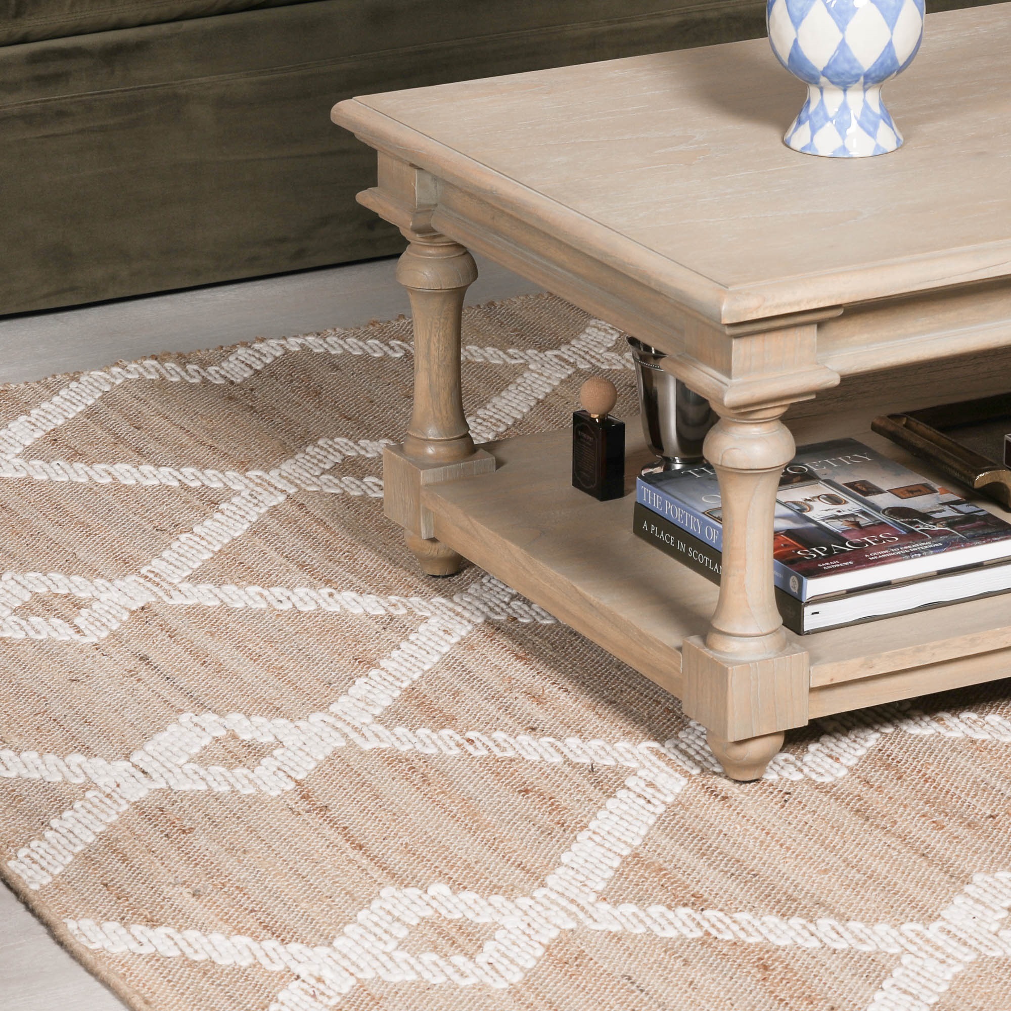 Ecru Jute Weaved Durable Braid Rug 170x120cm (Copy) 170x120cm (Copy) UK