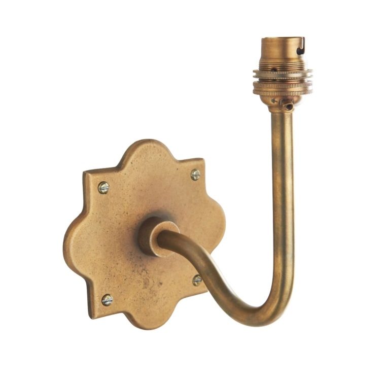 Santino Antiqued Brass Wall Light Wall Light UK