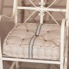 Provence Antique Blue Stripe 52cm Seat Cushion With Handle With Handle UK
