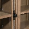 Reclaimed Pine Large Glazed Display Cabinet Display Cabinet UK