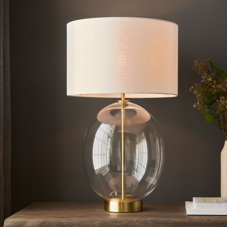 Morag Satin Brass Base Table Lamp Table Lamp UK