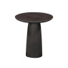 Nomi Concrete Charcoal Pitted Outdoor Side Table Side Table UK
