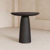 Nomi Concrete Charcoal Pitted Outdoor Side Table Side Table UK