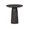 Nomi Concrete Charcoal Pitted Outdoor Side Table Side Table UK