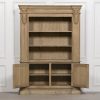 Large Neoclassical Bookcase with Acanthus Corbel Detail Corbel Detail UK