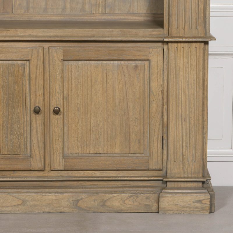 Large Neoclassical Bookcase with Acanthus Corbel Detail Corbel Detail UK