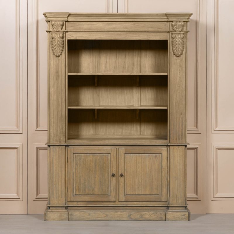 Neoclassical Bookcase with Acanthus Corbel Detail Corbel Detail UK