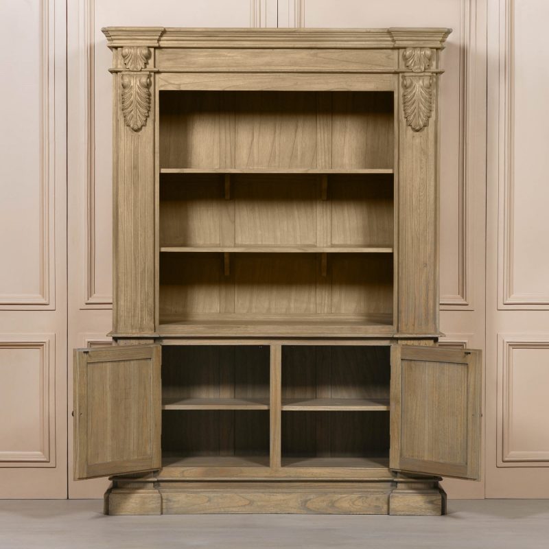 Neoclassical Bookcase with Acanthus Corbel Detail Corbel Detail UK