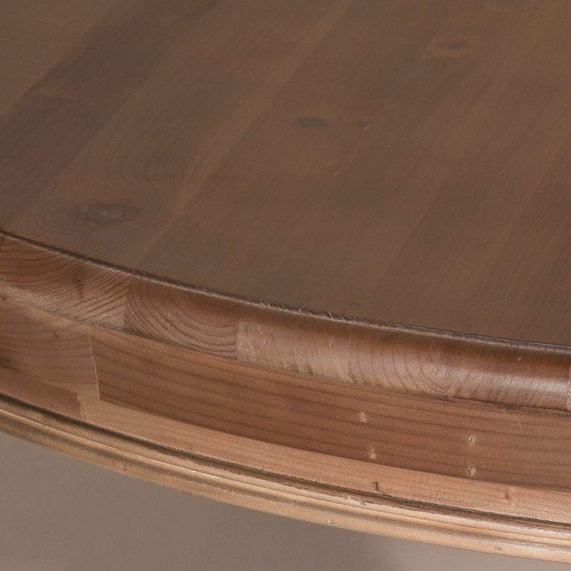 Reclaimed Round Pedestal Table in Heritage Pine Heritage Pine UK