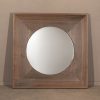 Solstice Walnut Statement 115cm Wall Mirror Wall Mirror UK