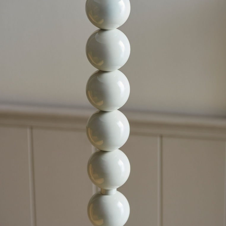 Darcio Ivory Bobbin Floor Lamp Base Lamp Base UK