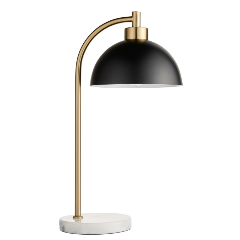 Ned Mid Century Table Lamp With Black Shade Black Shade UK