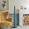 Darcio Blue Bobbin Floor Lamp Base Lamp Base UK