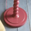 Darcio Pink Bobbin Floor Lamp Base Lamp Base UK