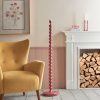 Darcio Pink Bobbin Floor Lamp Base Lamp Base UK