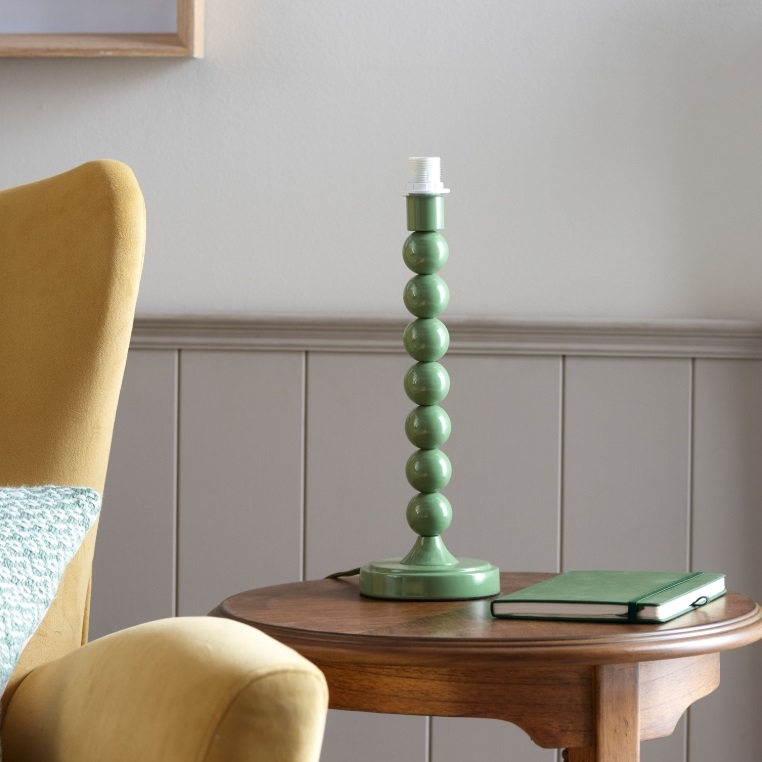 Darcio Green Bobbin Table Lamp Base Lamp Base UK