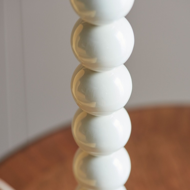 Darcio Ivory Bobbin Table Lamp Base Lamp Base UK