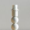 Darcio Ivory Bobbin Table Lamp Base Lamp Base UK