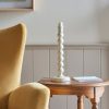 Darcio Ivory Bobbin Table Lamp Base Lamp Base UK