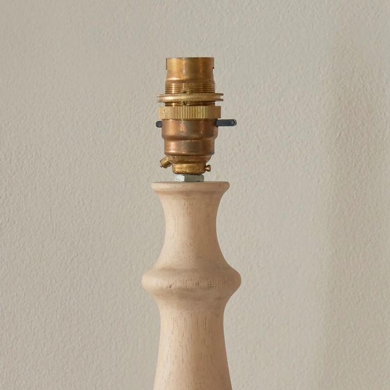 Pascali Natural Wood Finish Table Lamp Base Lamp Base UK