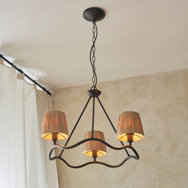 Wave Brushed Aged Brass Pendant Light (Copy) Light (Copy) UK