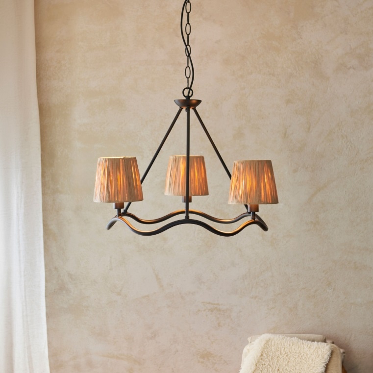 Wave Brushed Aged Brass Pendant Light (Copy) Light (Copy) UK
